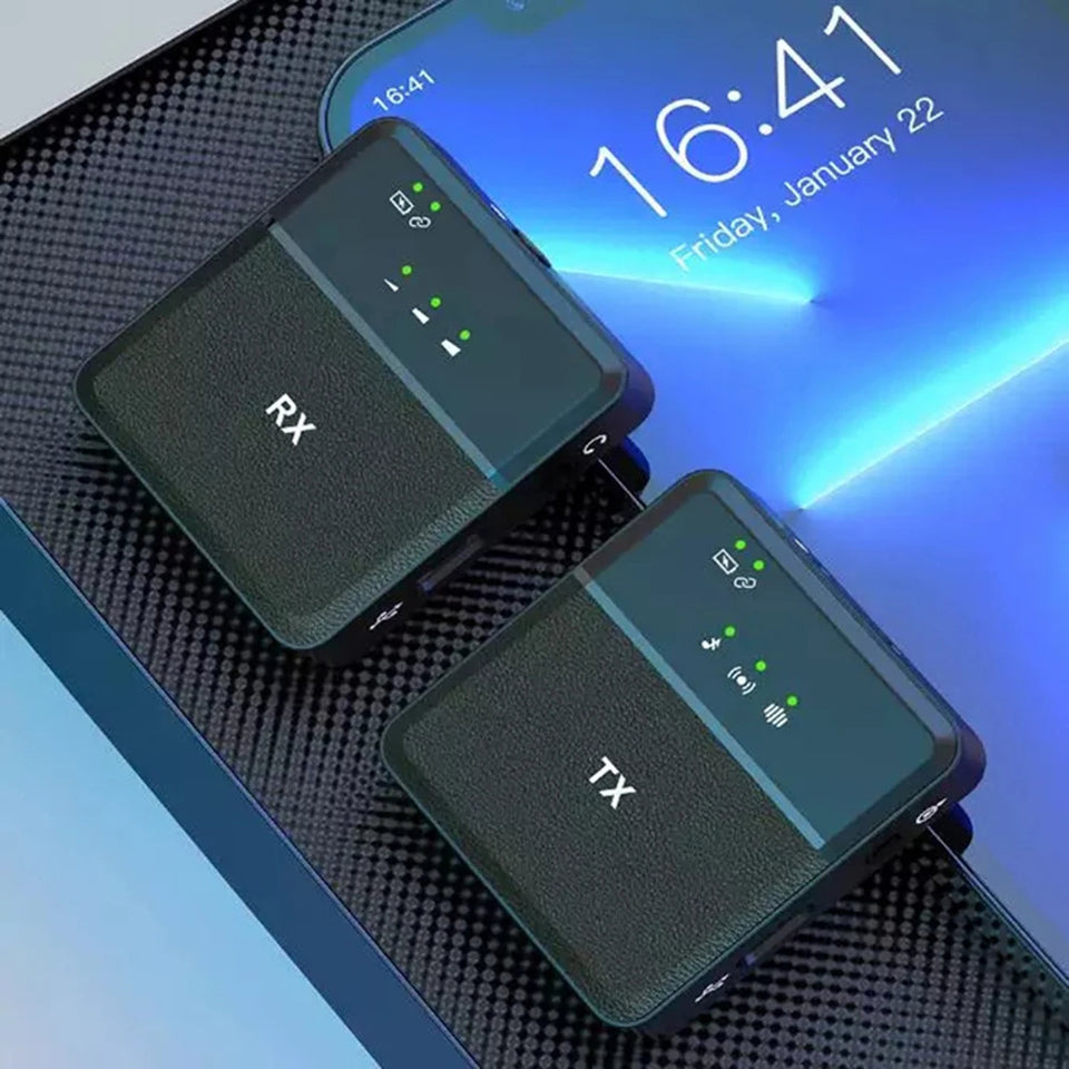 🎤 Micrófono Inalámbrico Doble – Sonido Nítido y Sin Cables 🎤