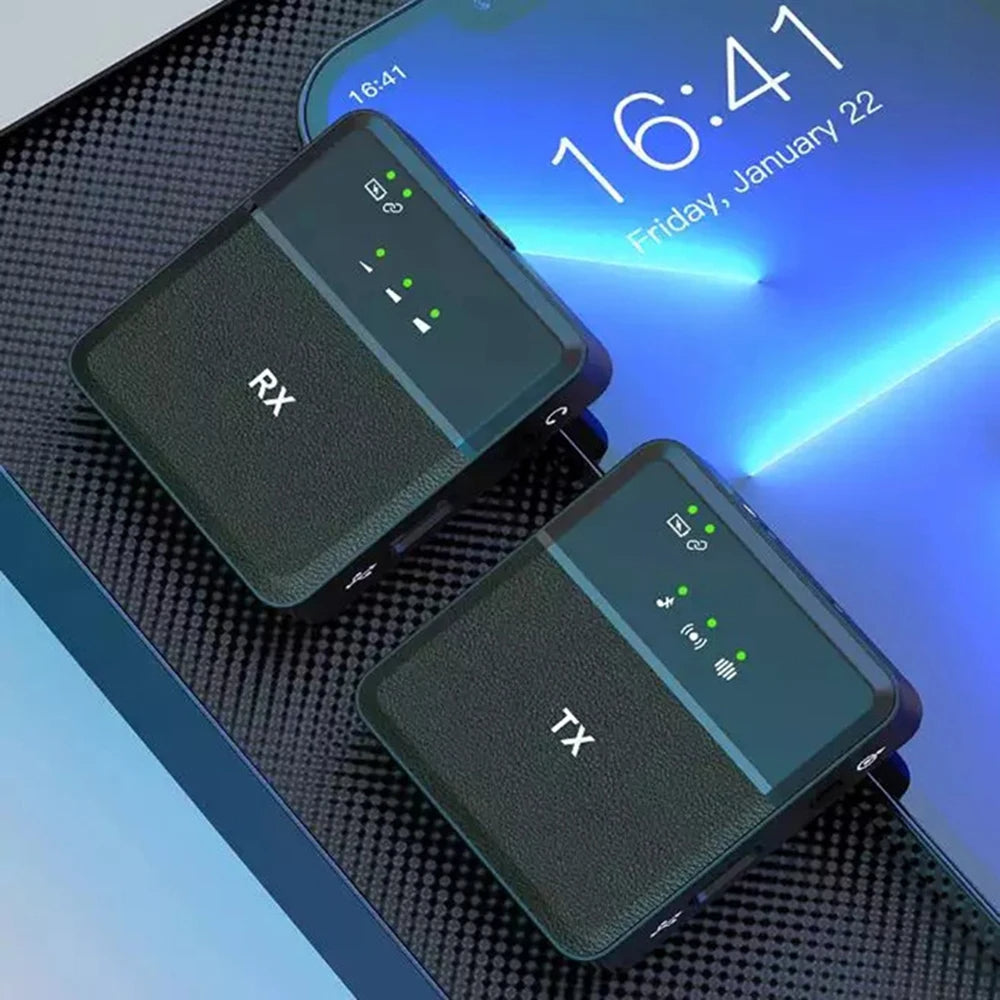 🎤 Micrófono Inalámbrico Doble – Sonido Nítido y Sin Cables 🎤