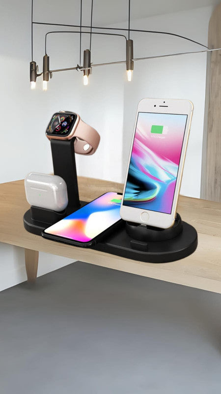 🔌⚡ CARGADOR INALÁMBRICO 5 EN 1 ⚡🔌